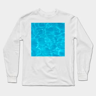 Blue Ocean Waves Long Sleeve T-Shirt